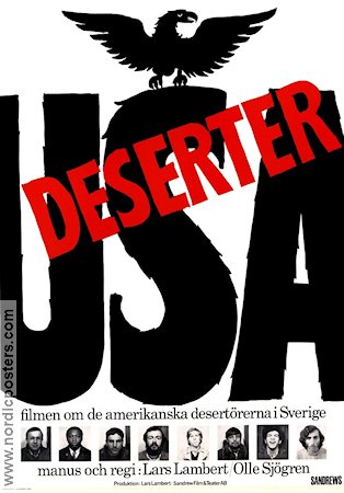 Deserter USA 1969 poster Bill Jones Lars Lambert