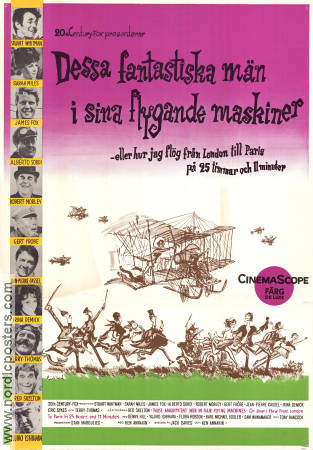 Those Magnificent Men 1965 poster Stuart Whitman Ken Annakin
