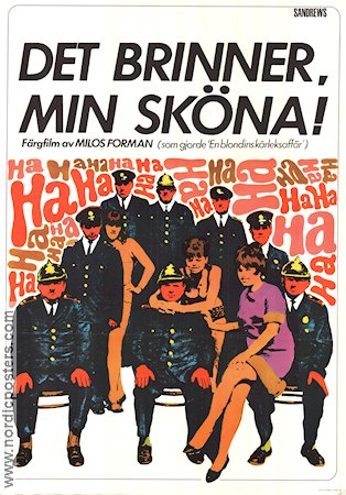 Hori ma panenko 1967 movie poster Jan Vostrcil Josef Sebanek Milos Forman Country: Czechoslovakia Fire Artistic posters