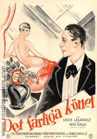 La femme nue 1926 movie poster Ivan Petrovich Louise Lagrange Léonce Perret