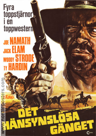 The Last Rebel 1971 movie poster Joe Namath Jack Elam Woody Strode Larry G Spangler