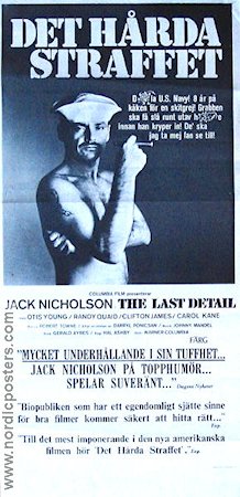 The Last Detail 1973 movie poster Jack Nicholson Randy Quaid Otis Young Hal Ashby Smoking