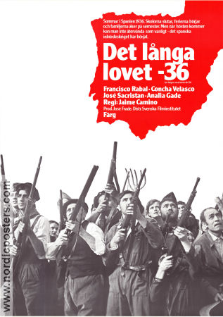 Las largas vacaciones del 36 1976 movie poster Analia Gade Ismael Merlo Angela Molina Jaime Camino Spain
