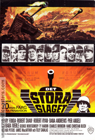 Battle of the Bulge 1965 movie poster Charles Bronson Telly Savalas Henry Fonda Ken Annakin War