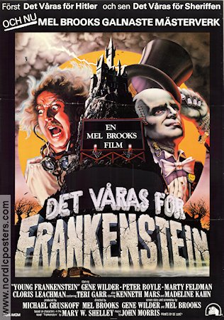 Young Frankenstein 1974 poster Gene Wilder Mel Brooks
