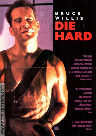 Die Hard 1988 movie poster Bruce Willis Alan Rickman Bonnie Bedelia John McTiernan