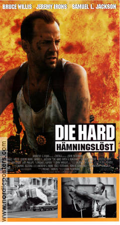 Die Hard with a Vengeance 1995 poster Bruce Willis John McTiernan