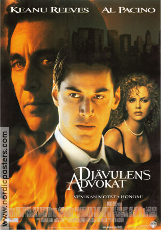 The Devil´s Advocate 1997 poster Keanu Reeves Taylor Hackford