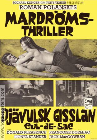 Cul-de-Sac 1966 poster Donald Pleasence Roman Polanski