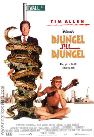 Jungle 2 Jungle 1997 poster Tim Allen John Pasquin
