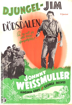 Jungle Jim 1948 poster Johnny Weissmuller