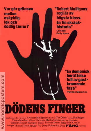 The Other 1972 movie poster Uta Hagen Diana Muldaur Chris Udvarnoky Robert Mulligan