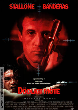 Assassins 1995 movie poster Sylvester Stallone Antonio Banderas Julianne Moore Richard Donner