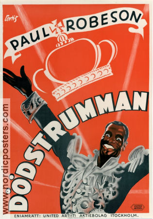The Emperor Jones 1933 movie poster Paul Robeson Dudley Digges Dudley Murphy