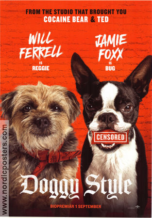 Strays 2023 movie poster Will Ferrell Jamie Foxx Isla Fisher Josh Greenbaum Dogs