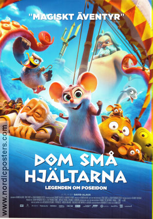 Pattie et la colre de Poséidon 2022 movie poster Kaycie Chase David Alaux Animation