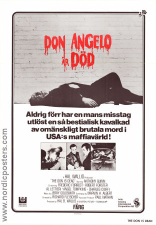 The Don is Dead 1974 poster Anthony Quinn