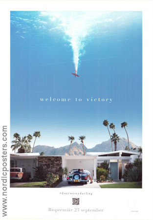 Don´t Worry Darling 2022 movie poster Florence Pugh Harry Styles Chris Pine Olivia Wilde