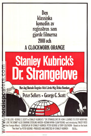 Dr Strangelove or: How I Learned to Stop Worrying 1964 poster Peter Sellers Stanley Kubrick