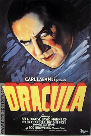 Dracula 1930 movie poster Bela Lugosi
