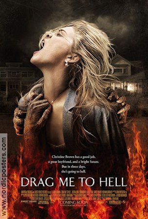 Drag Me To Hell 2009 movie poster Alison Lohman Sam Raimi