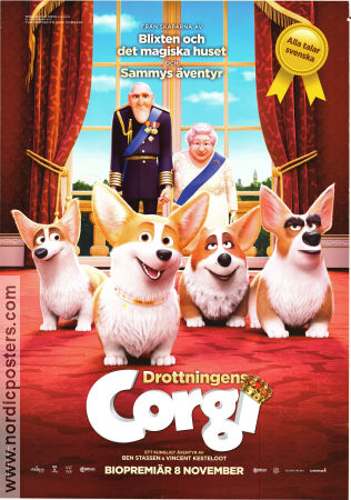 The Queen´s Corgi 2019 movie poster Rusty Shackleford Vincent Kesteloot Animation Dogs
