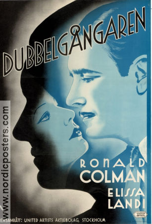 The Masquerader 1933 movie poster Ronald Colman Elissa Landi Richard Wallace