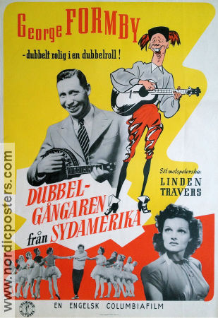 South-American George 1942 movie poster George Formby Linden Travers