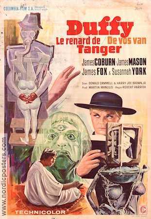 Duffy 1968 movie poster James Coburn James Mason Susannah York
