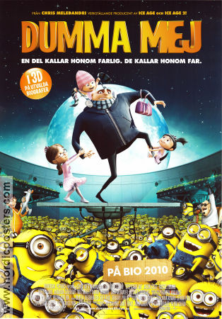 Despicable Me 2010 movie poster Pierre Coffin Animation Kids