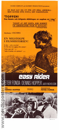 Easy Rider 1969 poster Peter Fonda Dennis Hopper