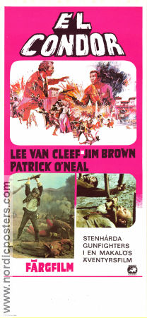 El Condor 1970 movie poster Lee Van Cleef Jim Brown Patrick O´Neal John Guillermin