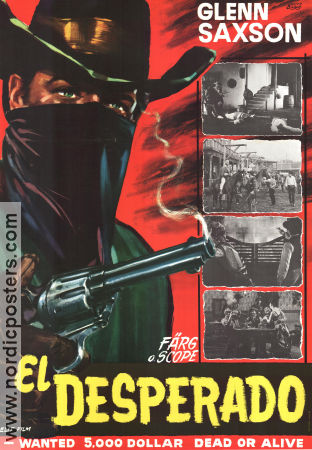 Il magnifico Texano 1967 movie poster Glenn Saxson Luigi Capuano