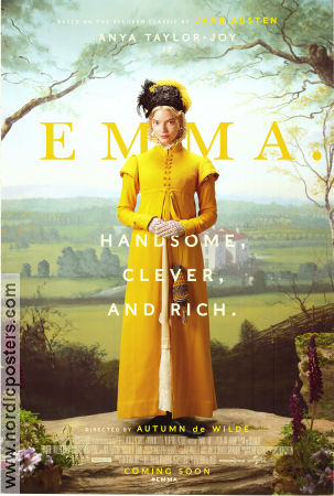 Emma 2020 movie poster Anya Taylor-Joy Johnny Flynn Josh O´Connor Autumn de Wilde