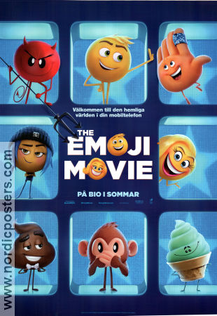 The Emoji Movie 2017 poster TJ Miller Tony Leondis
