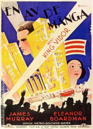 The Crowd 1928 movie poster James Murray Eleanor Boardman King Vidor
