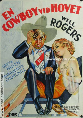 Ambassador Bill 1931 movie poster Will Rogers Greta Nissen