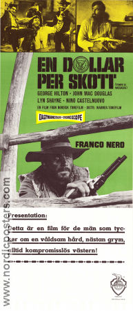 Le colt cantarono la morte e fu 1966 movie poster Franco Nero George Hilton Linda Sini Lucio Fulci