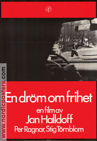 En dröm om frihet 1969 poster Per Ragnar Jan Halldoff