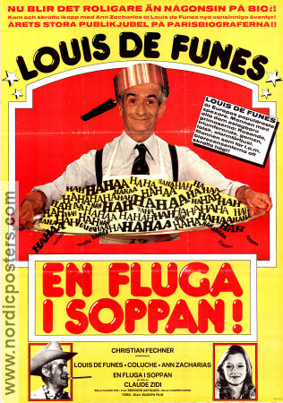 L´aile ou la cuisse 1976 poster Louis de Funes Claude Zidi