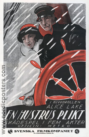 Uncharted Seas 1921 poster Alice Lake Wesley Ruggles