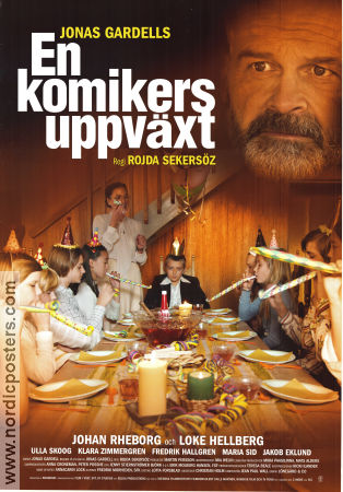 En komikers uppväxt 2019 movie poster Johan Rheborg Loke Hellberg Elisabet Xie Rojda Sekersöz Writer: Jonas Gardell