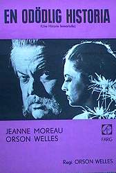 The Immortal Story 1971 movie poster Jeanne Moreau Orson Welles