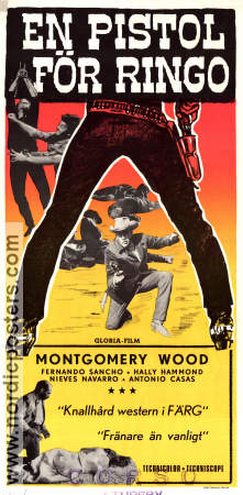 Una pistola per Ringo 1966 movie poster Montgomery Wood Duccio Tessari