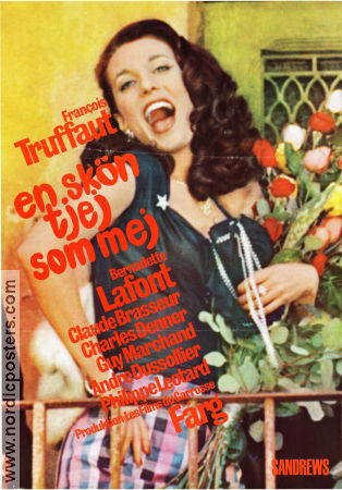 Une belle fille comme moi 1972 movie poster Bernadette Lafont Claude Brasseur Charles Denner Francois Truffaut