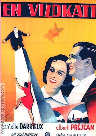 Quelle drole de gosse 1935 movie poster Danielle Darrieux Albert Préjean Art Deco