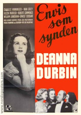 Three Smart Girls Grow Up 1939 poster Deanna Durbin