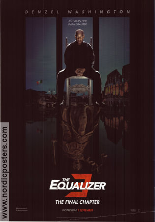 The Equalizer 3 2023 movie poster Denzel Washington Dakota Fanning Eugenio Mastrandrea Antoine Fuqua
