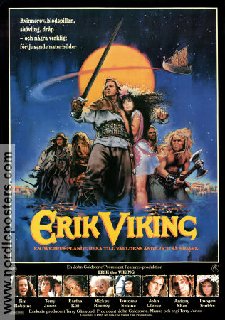 Erik the Viking 1989 poster Tim Robbins