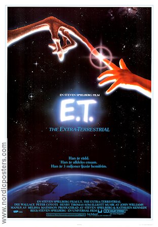 E.T. the Extra-Terrestrial 1982 poster Dee Wallace Steven Spielberg